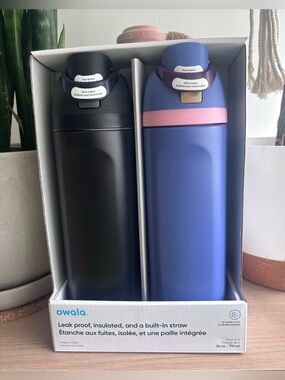 OWALA | 24oz FreeSip Insulated Water Bottles 2 pack